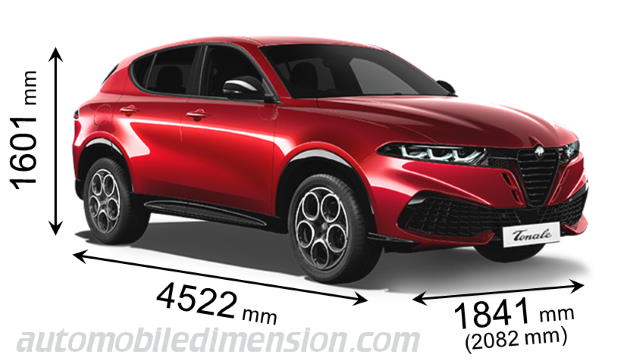 Alfa Romeo Tonale dimensions