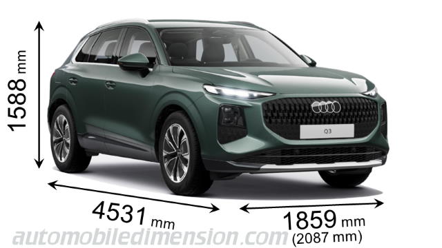 Audi Q3 dimensions