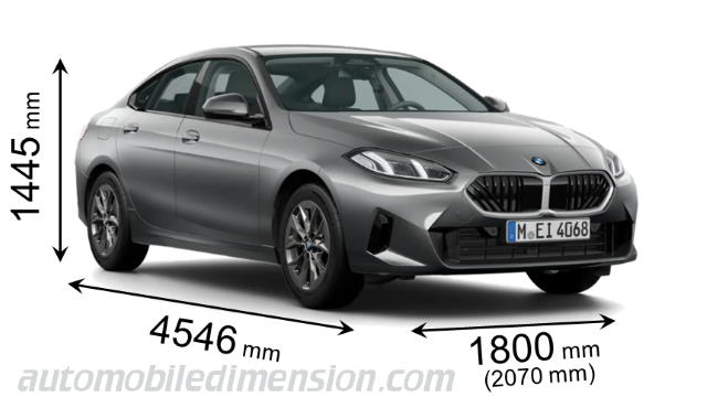 BMW 2 Series Gran Coupe dimensions