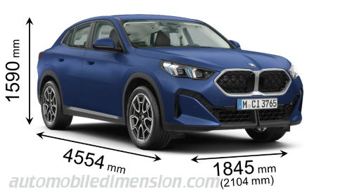 BMW X2 2024 dimensions, boot space and electrification