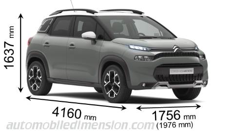 Citroen C3 Aircross Dimensions, Boot Space And Interior