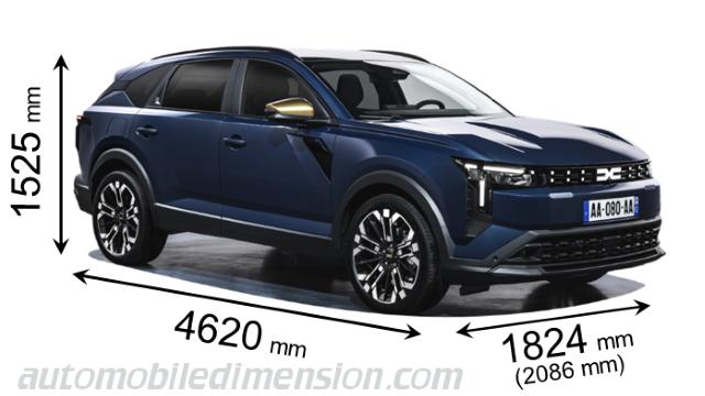 Dacia Striker dimensions