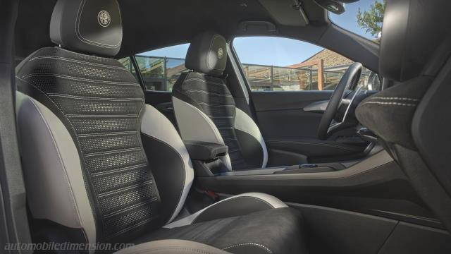 Interior detail of the Alfa-Romeo Tonale