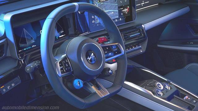 Interior detail of the Alpine A290