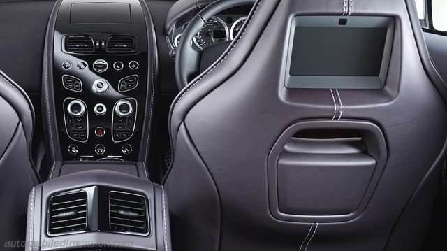 Interior detail of the Aston-Martin Rapide S