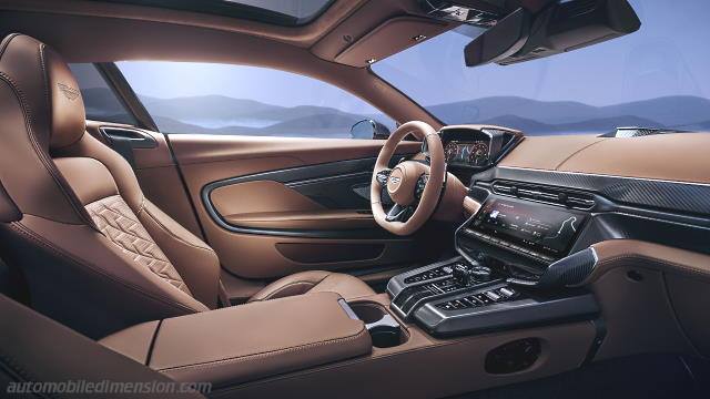 Interior detail of the Aston-Martin Vanquish