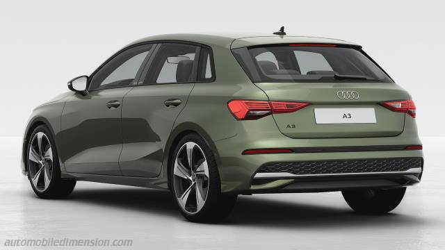 Exterieur van de Audi A3 Sportback