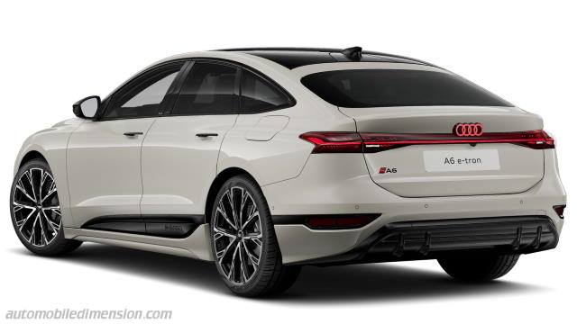 Exterieur van de Audi A6 Sportback e-tron