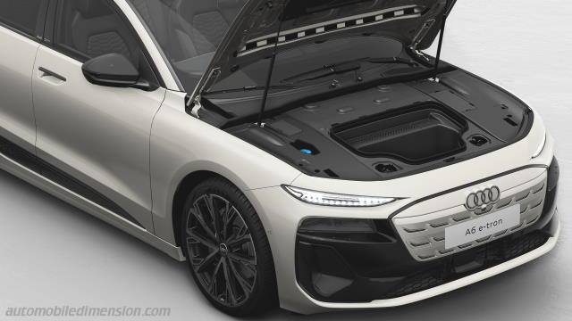 Interiör detalj av Audi A6 Sportback e-tron