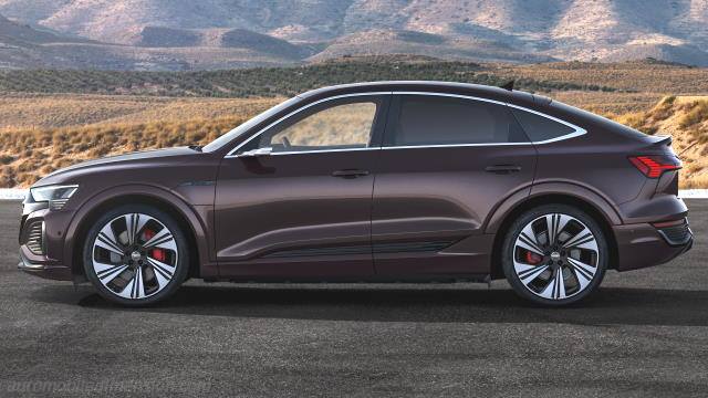 Exteriör detalj av Audi Q8 Sportback e-tron