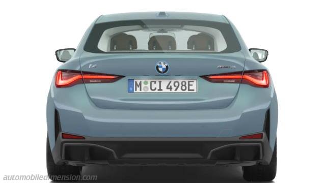 Exterior of the BMW i4