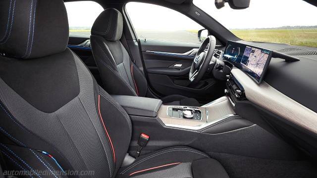 Interior detail of the BMW i4