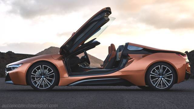 Exterior of the BMW i8 Roadster