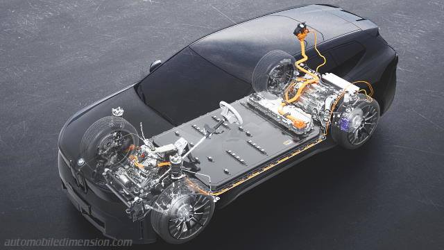 Interior detail of the BMW iX3