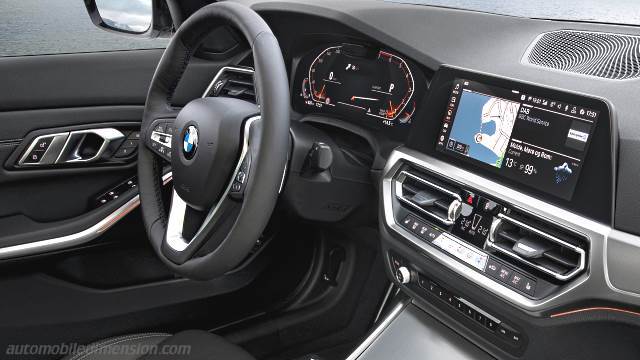 Heerlijk pantoffel Kleren BMW 3 afmetingen en bagageruimte: hybride en thermisch