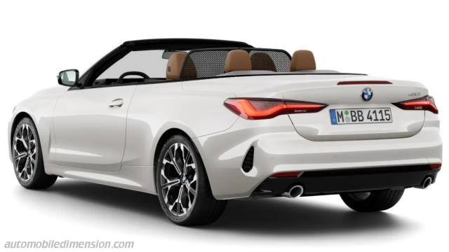 Exterieur van de BMW 4 Cabrio