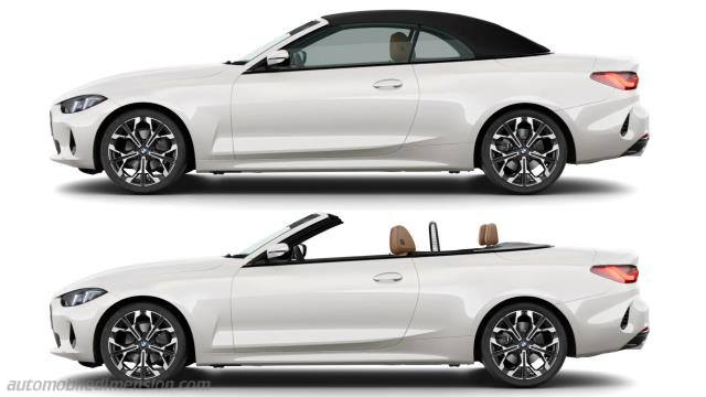 Exterieur detail van de BMW 4 Cabrio