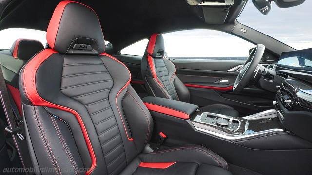 Interior detail of the BMW 4 Coupe