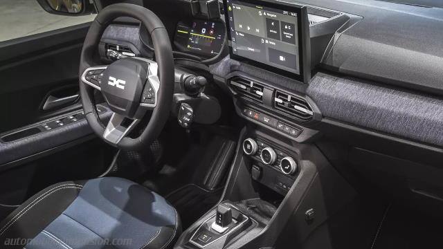 Interior detail of the Dacia Sandero