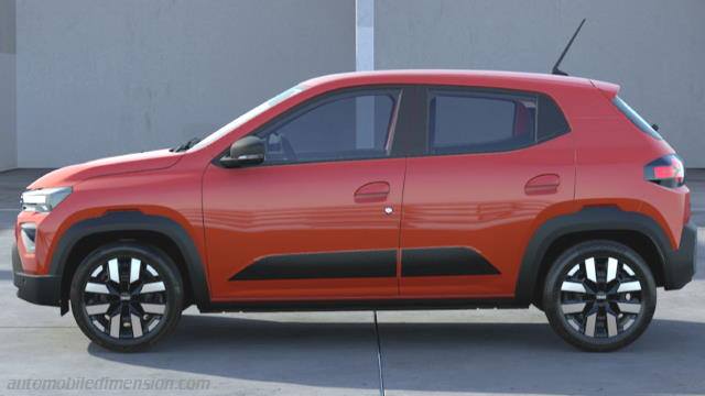 Exterior of the Dacia Spring