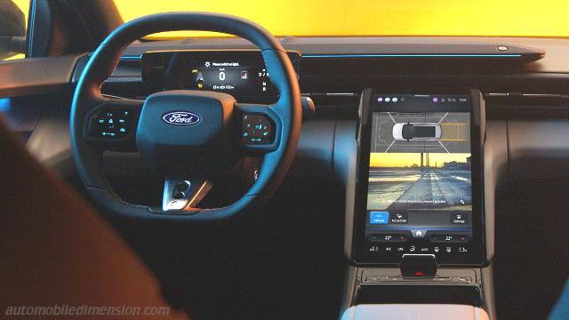 Interior detail of the Ford Capri