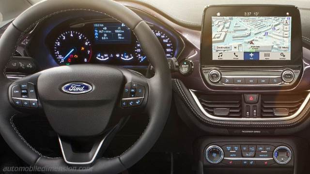 intelligentie verlichten klassiek Ford Fiesta afmetingen en bagageruimte: hybride en thermisch