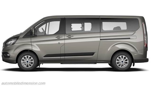 ford tourneo 9 seater dimensions