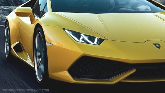 Extérieur de la Lamborghini Huracán Coupé