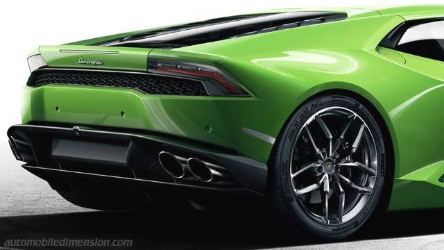 Dettaglio esterno della Lamborghini Huracán Coupé