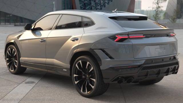 Exterieur van de Lamborghini Urus S