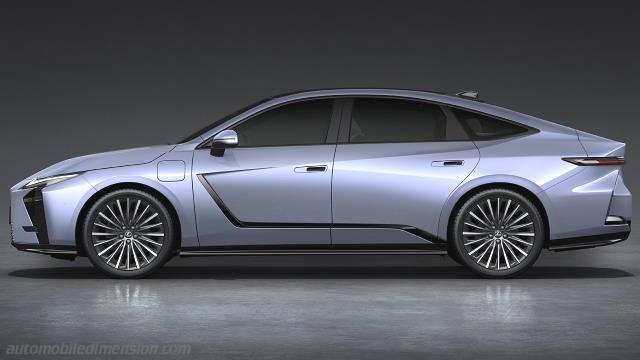 Exterior detail of the Lexus ES