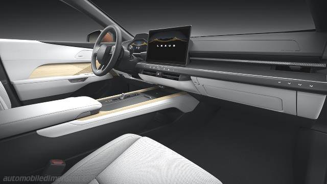 Interior detail of the Lexus ES