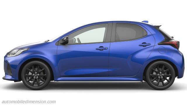 Exterior of the Mazda 2 Hybrid