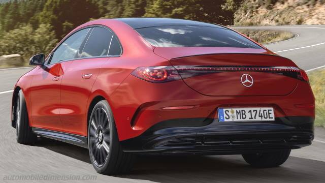 Exterior of the Mercedes-Benz CLA Coupé