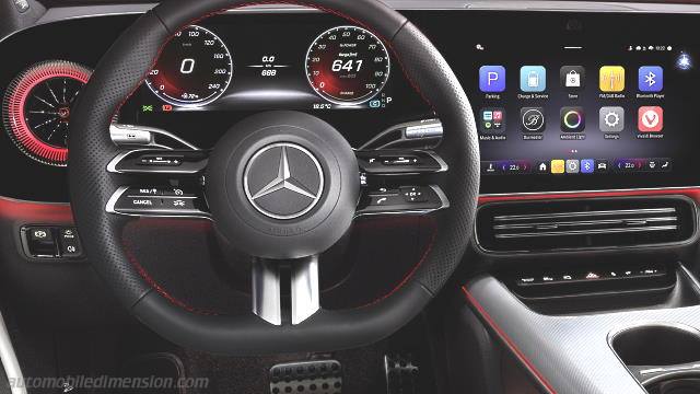 Interior detail of the Mercedes-Benz CLA Coupé