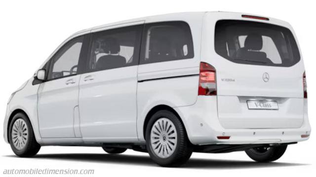 Exterior of the Mercedes-Benz V xlg