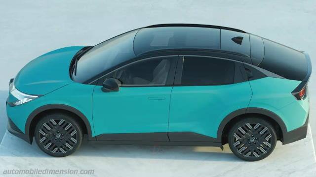 Exterior detail of the Nissan Leaf