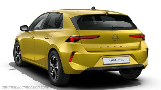 Exterior of the Opel Astra