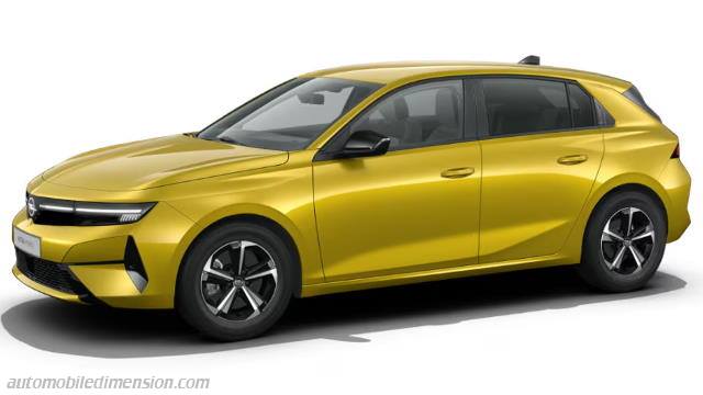 Exterior detail of the Opel Astra