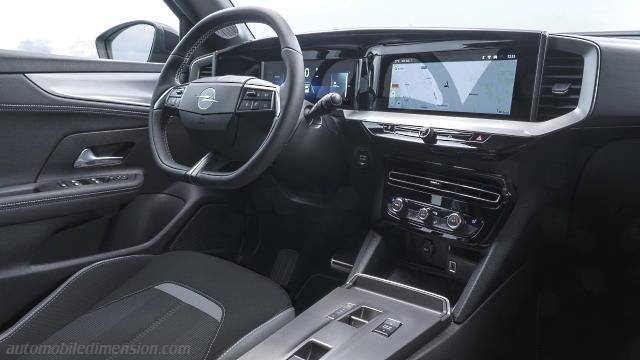 Interior detail of the Opel Mokka