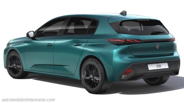 Exterior of the Peugeot 308