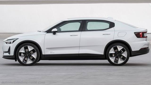 Exterieur detail van de Polestar 2-