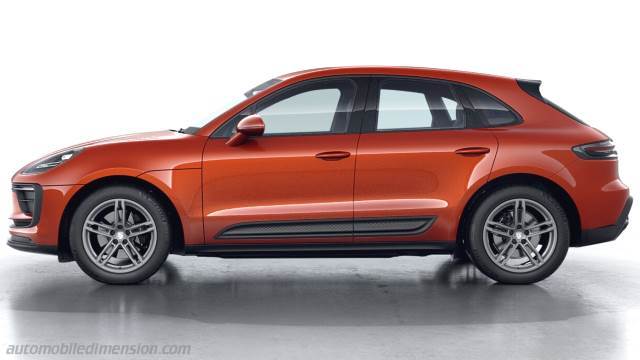 Dimensioni Porsche Macan, bagagliaio e similari