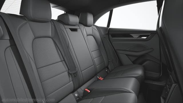 Interior detail of the Porsche Macan Electric