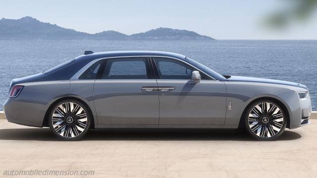 Dettaglio esterno della Rolls-Royce Ghost Extended