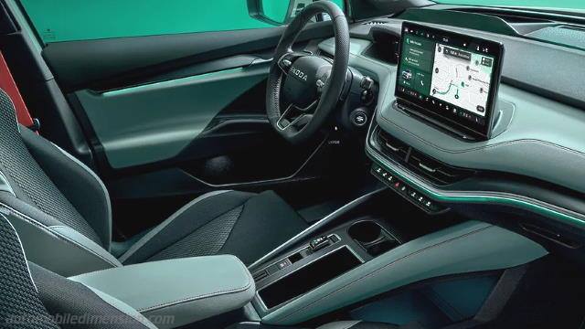 Interior detail of the Skoda Elroq