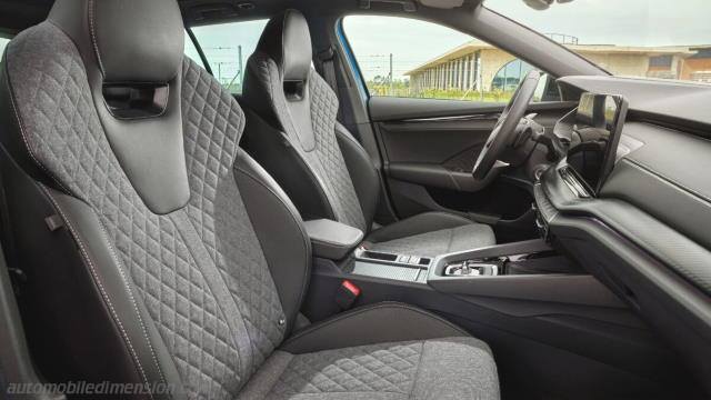 Interior detail of the Skoda Octavia Combi