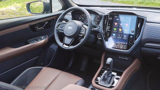 Interior detail of the Subaru Forester