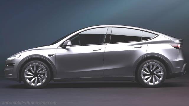 Exterior detail of the Tesla Model Y