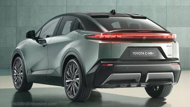 Exteriör av Toyota C-HR+